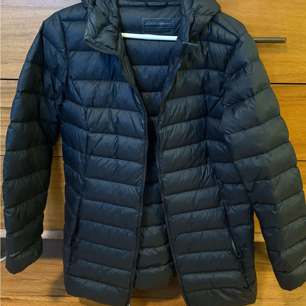 Eddie Bauer Black Puffer Jacket